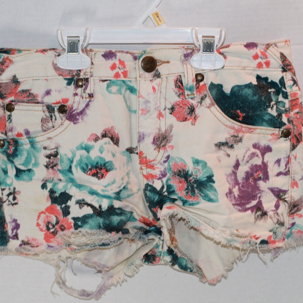 Floral Free People Shorts